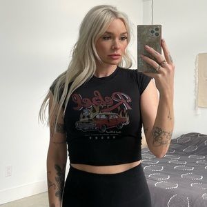 graphic car baby tshirt